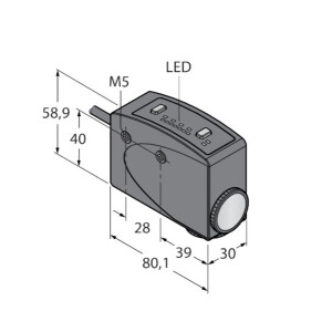 Colour, contrast and luminescence sensors