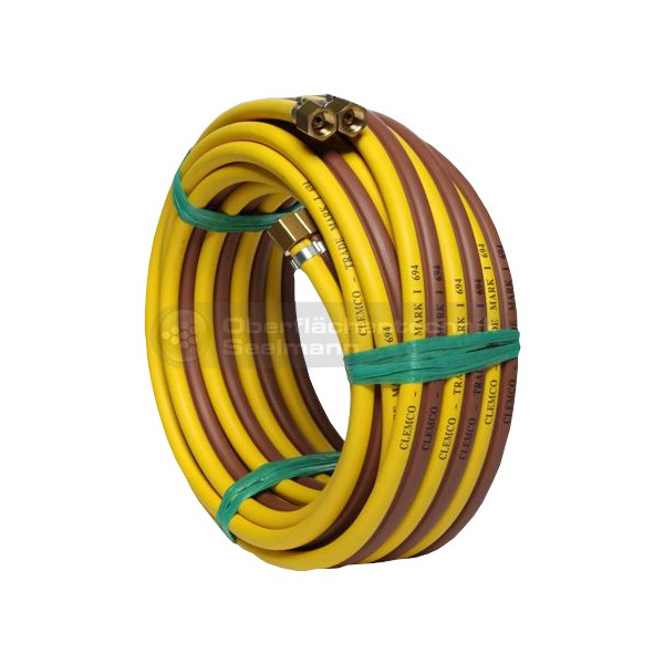 Remote control hose complete package with coupling
 Dm 100 mm clemco, 20 m