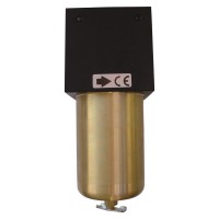Compressed air filters size II,40 bar EWO standard, metal bowl