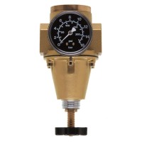 Reguladores de presión, grande EWO standard, , G 1, 0,5 - 10 bar, manecilla con manómetro