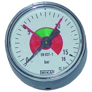 Pressure gauge horizontal (M8x1), ø 40 for...