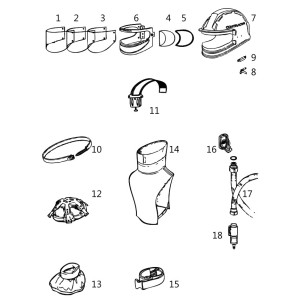 Spare part Aspect : 5) Visor gasket