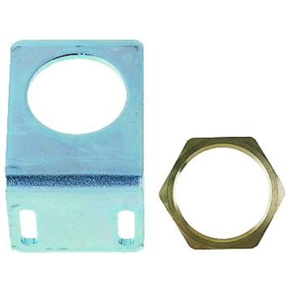 Bracket-set for mounting on cap (bracket and nut) for pressure regulator EWO airvision