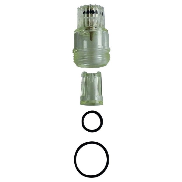 Oil regulating valve out of plastic for lubricator EWO airvision