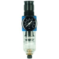 Filter pressure regulatorEWO airvision , with manually operated drain valve 0,5 - 6 bar