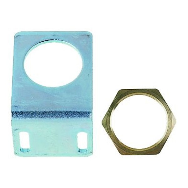 Bracket-set for mounting on cap (bracket and nut) for pressure regulator EWO airvision L