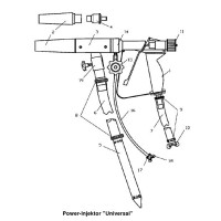 Pièce de rechange Venturi Force Universal: 14. Logement injecteur