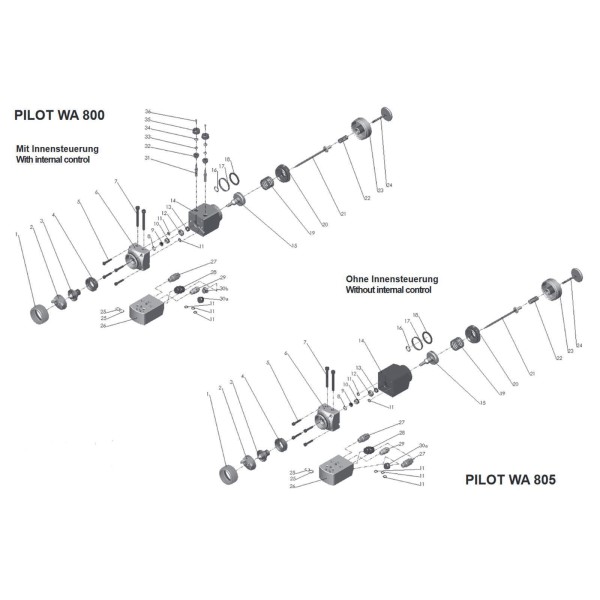 Ricambi Walther Pilot per PILOT WA 810-U con controllo interno