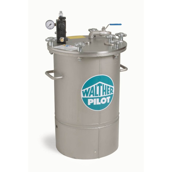 Walther Pilot MDG 45, pressure tank 6 bar, electric agitator Stainless steel