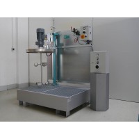 Compressed air stirring station PE500 for 30l containers
