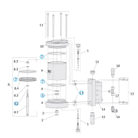 Iwata iCon X-3 Spare Parts air motor