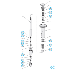 Iwata iCon Material pump spare parts 32:1