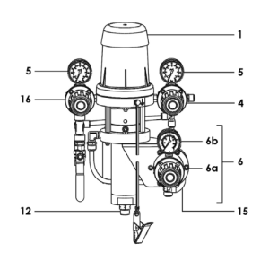 3-way ball valve 3/16"-1.050 bar (15.200 psi)