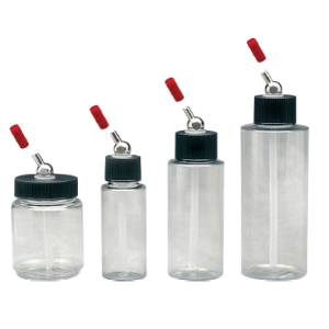 Airbrush Botellas de pl&aacute;stico transparente