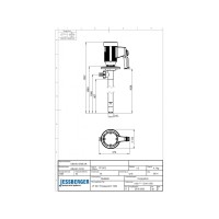 Drum pump set JP-160 PP (HC) for light acids and alkalis 2