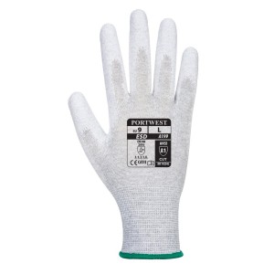 A199 - Antistatic PU Palm Glove Grey