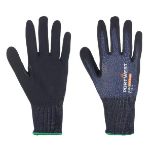 AP18 - SG Cut C15 Eco Nitril-Handschuhe (Pk12) Blau/Schwarz