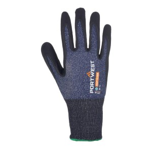 AP18 - SG Cut C15 Eco Nitril-Handschuhe (Pk12) Blau/Schwarz