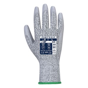 A620 - LR Cut PU Palm Glove Grey