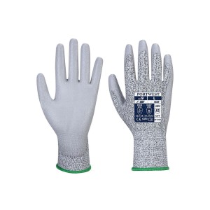 VA620 - Verkaufsautomaten Cut 3 PU Palm Handschuh Grau