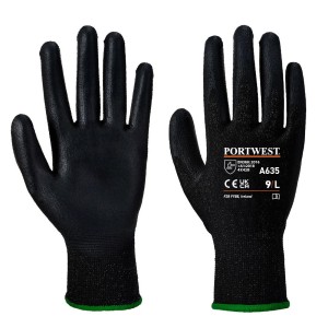 A635 - Economy Cut Glove Black