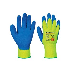 A145 - Cold Grip Glove Yellow/Blue