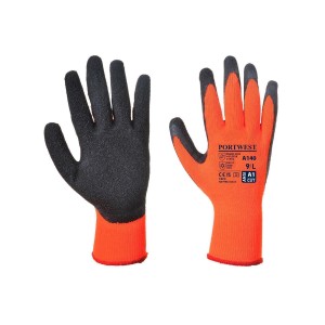 A140 - Thermo Grip Handschuh Orange/Schwarz