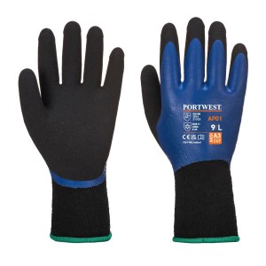 AP01 - Thermo Pro Handschuh Blau/Schwarz