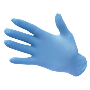 A925 - Guante de nitrilo desechable, sin polvo Azul