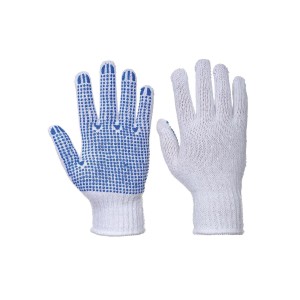 A111 - Classic Polka Dot Glove White/Blue
