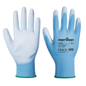 A120 - PU-Beschichteter-Handschuh Blau