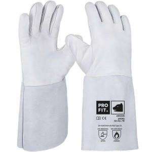 Welding glove nappa leather, "Argon", 35 cm