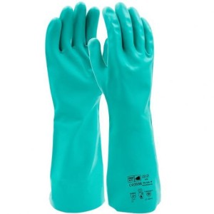 Nitrile chemical protection gloves "Trivex", 39...