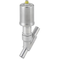 Type 2060 - Pneumatically operated 2/2-way angle seat valve with stainless steel actuator (311007)