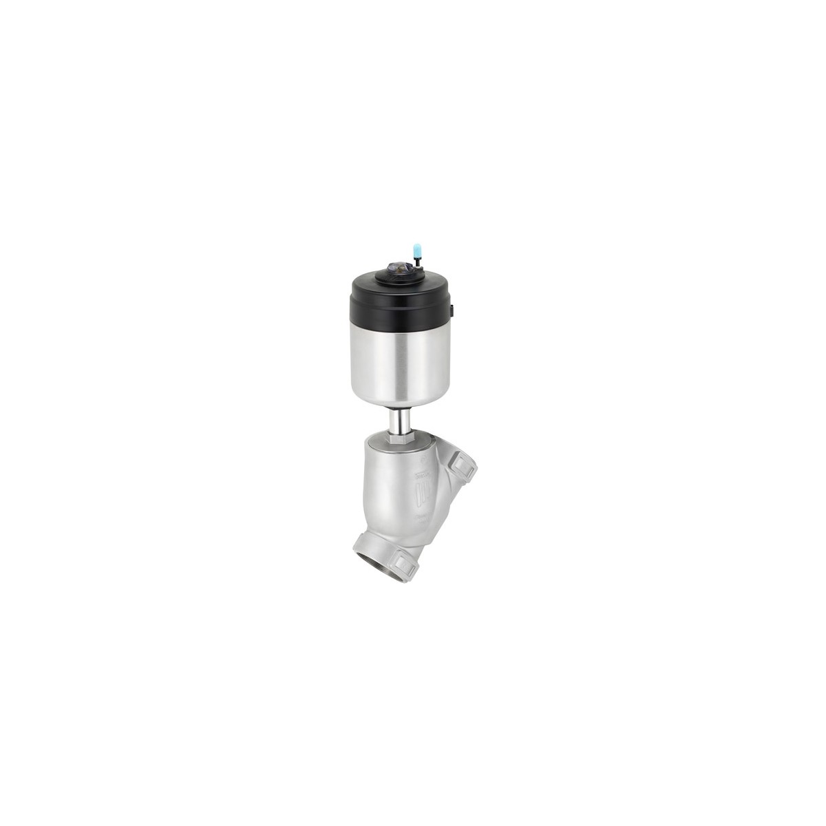 Type 2100 - Pneumatically operated 2/2-way angle seat...