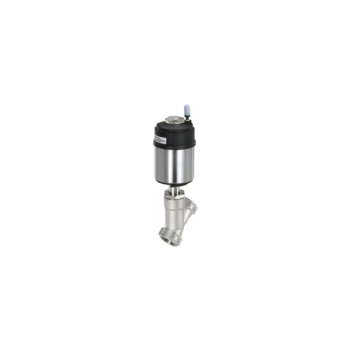 Type 2100 - Pneumatically operated 2/2-way angle seat...