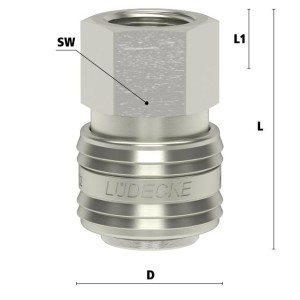 Luedecke ESN 34 I - Series ES DN 7.2 - Couplings with...