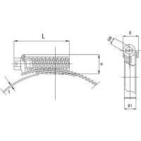 Luedecke HSE 12 - High-Performance Hose Clips made of Stainless Steel