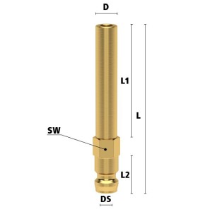 Luedecke ESHM 100 R - Series ESHM DN 6 - Plug pipe...