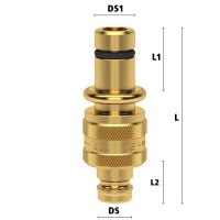 Luedecke ESH-ARB - Series ESH DN 9 - Plug with counterpart A