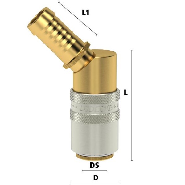 Procédés à visser 9 mm std vis laiton (10)