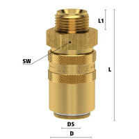 Luedecke ESH 12 AAB - Série ESH DN 9 - Raccords avec 