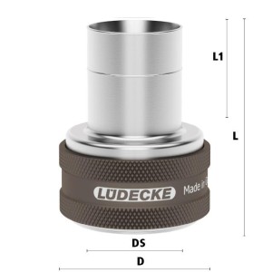 Luedecke GRK 50 T - Raccords SoftFlow avec Embout de tuyau