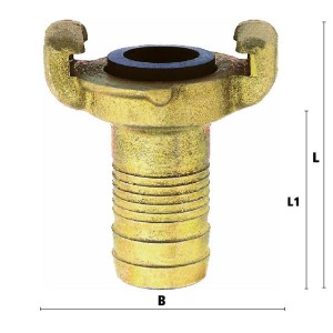 Luedecke ACK 34 T - Claw hose couplings