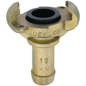 Lüdecke SKSS 25 - Acoplamientos de manguera de garra con collar de seguridad