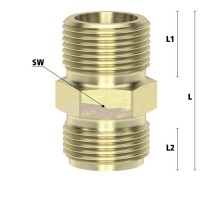 Lüdecke V 75 N - Konus-Doppelnippel DIN 8537/20036 2