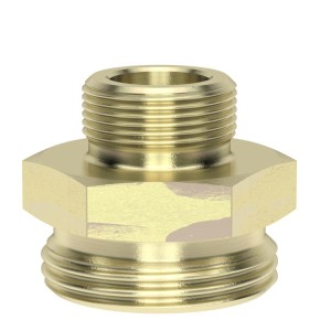 Luedecke N 6520 A - Double nipple for flat-sealing screw...