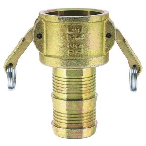 Luedecke MST 50 - Nut part with hose barb (full bore)