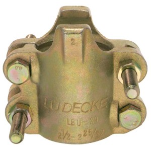 Luedecke LBU-9 - US-Version Hose Clamps, two-piece with...