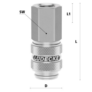 Luedecke ESME 38 IAB - Série ESME DN 5 - Raccords...